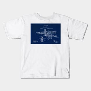 Man Power 1869 Flying Machine, Kids T-Shirt